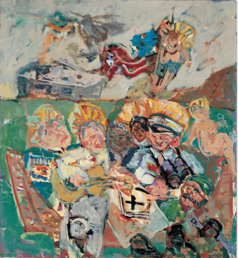 Ship of fools 84 x 92 cm, oil, 2003