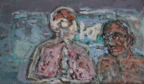 Consultation 40 x 76 cm, oil, 2013
